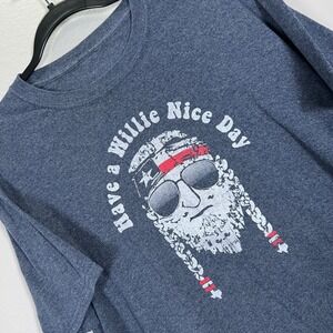 Willie Nelson Have a Willie Nice Day Graphic Womens size‎ medium T Shirt Country